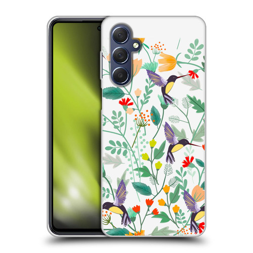 Haroulita Birds And Flowers Hummingbirds Soft Gel Case for Samsung Galaxy M54 5G