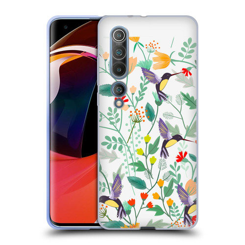 Haroulita Birds And Flowers Hummingbirds Soft Gel Case for Xiaomi Mi 10 5G / Mi 10 Pro 5G