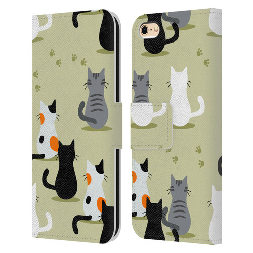 Haroulita Cats And Dogs Cats Leather Book Wallet Case Cover For Apple iPhone 6 / iPhone 6s