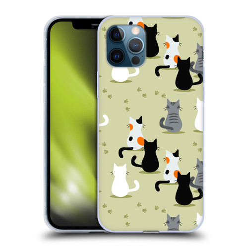 Haroulita Cats And Dogs Cats Soft Gel Case for Apple iPhone 12 / iPhone 12 Pro
