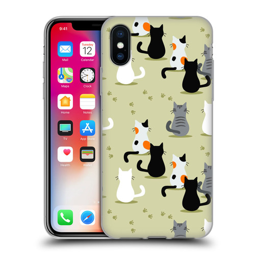 Haroulita Cats And Dogs Cats Soft Gel Case for Apple iPhone X / iPhone XS