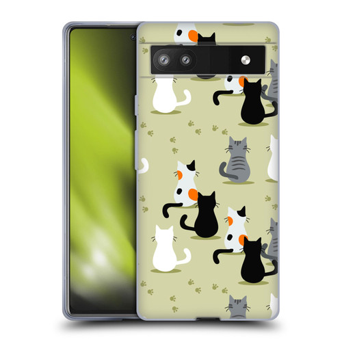 Haroulita Cats And Dogs Cats Soft Gel Case for Google Pixel 6a