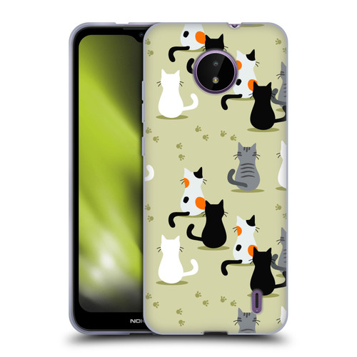 Haroulita Cats And Dogs Cats Soft Gel Case for Nokia C10 / C20