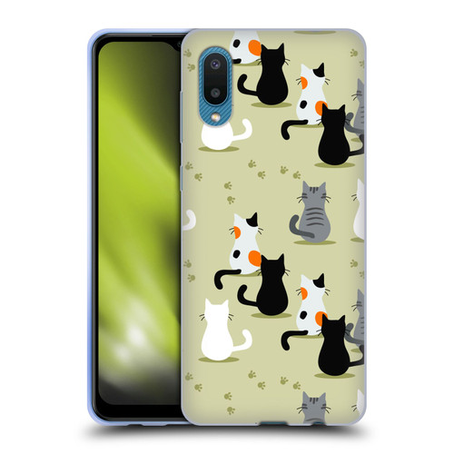Haroulita Cats And Dogs Cats Soft Gel Case for Samsung Galaxy A02/M02 (2021)