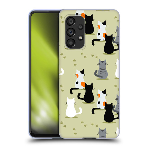Haroulita Cats And Dogs Cats Soft Gel Case for Samsung Galaxy A53 5G (2022)