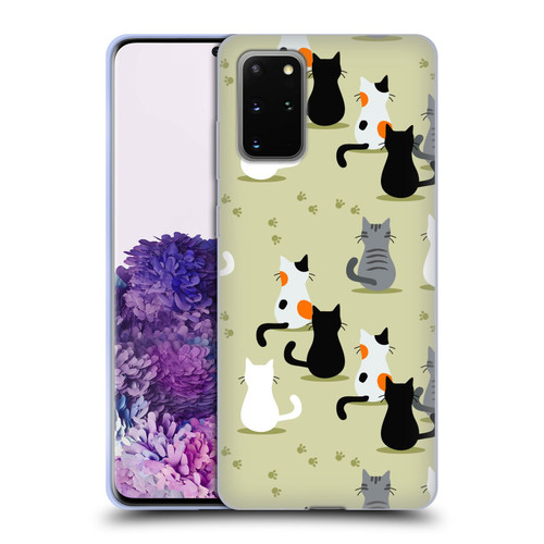 Haroulita Cats And Dogs Cats Soft Gel Case for Samsung Galaxy S20+ / S20+ 5G