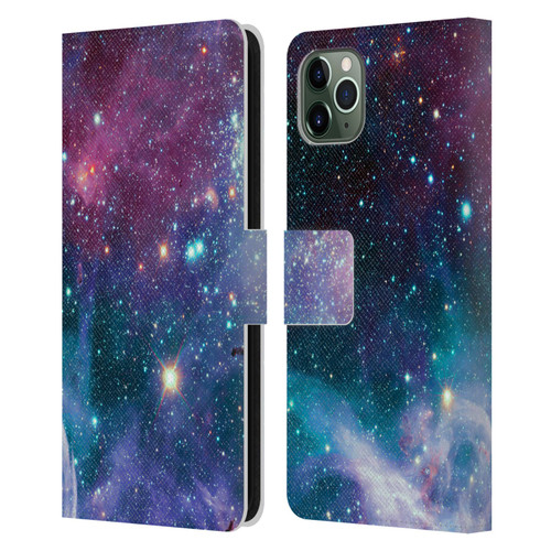 Haroulita Fantasy 2 Space Nebula Leather Book Wallet Case Cover For Apple iPhone 11 Pro Max