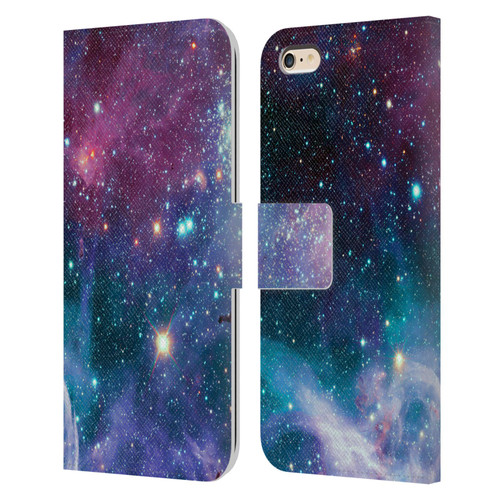 Haroulita Fantasy 2 Space Nebula Leather Book Wallet Case Cover For Apple iPhone 6 Plus / iPhone 6s Plus