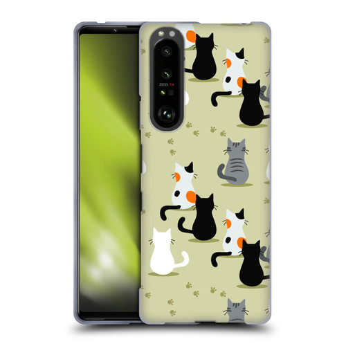 Haroulita Cats And Dogs Cats Soft Gel Case for Sony Xperia 1 III