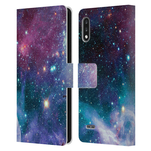 Haroulita Fantasy 2 Space Nebula Leather Book Wallet Case Cover For LG K22