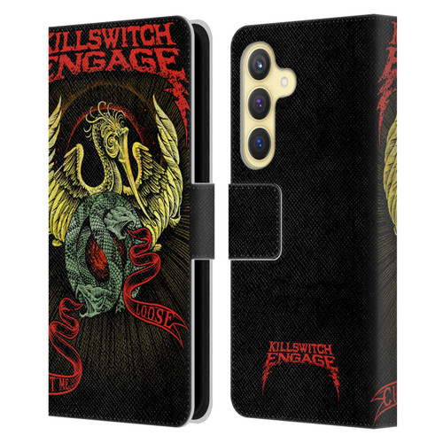 Killswitch Engage Band Art Cut Me Loose Leather Book Wallet Case Cover For Samsung Galaxy S24 5G