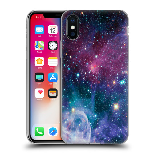 Haroulita Fantasy 2 Space Nebula Soft Gel Case for Apple iPhone X / iPhone XS