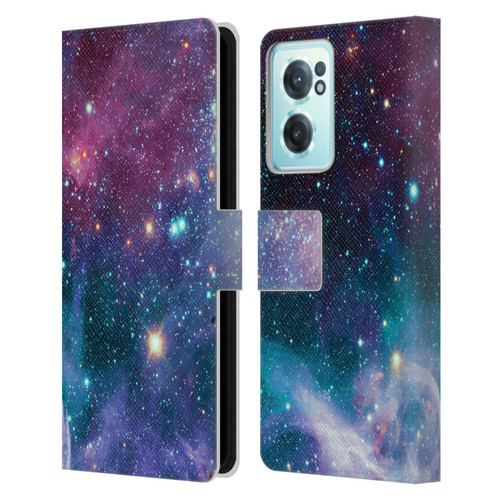 Haroulita Fantasy 2 Space Nebula Leather Book Wallet Case Cover For OnePlus Nord CE 2 5G