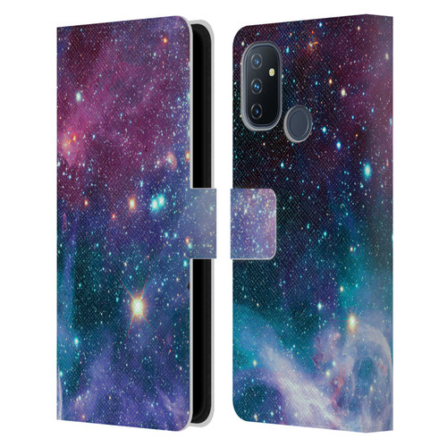 Haroulita Fantasy 2 Space Nebula Leather Book Wallet Case Cover For OnePlus Nord N100