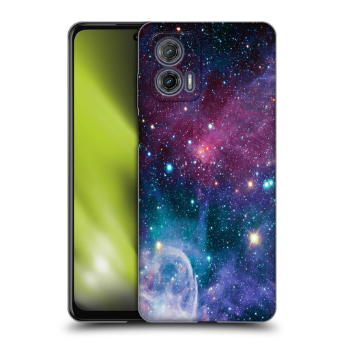 Haroulita Fantasy 2 Space Nebula Soft Gel Case for Motorola Moto G73 5G