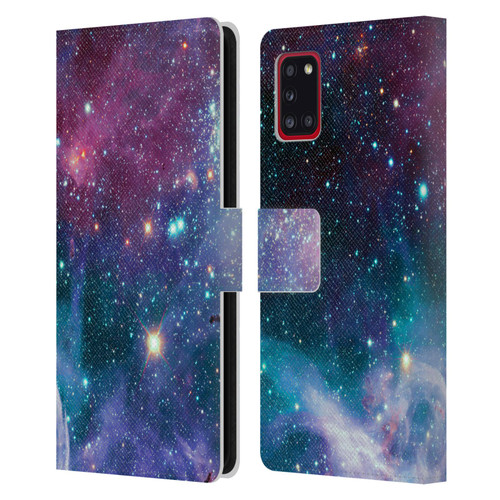 Haroulita Fantasy 2 Space Nebula Leather Book Wallet Case Cover For Samsung Galaxy A31 (2020)