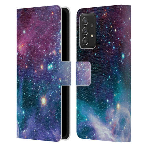 Haroulita Fantasy 2 Space Nebula Leather Book Wallet Case Cover For Samsung Galaxy A53 5G (2022)