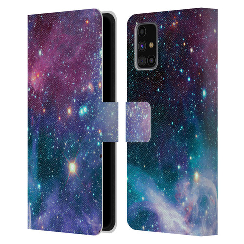 Haroulita Fantasy 2 Space Nebula Leather Book Wallet Case Cover For Samsung Galaxy M31s (2020)