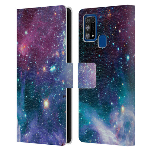 Haroulita Fantasy 2 Space Nebula Leather Book Wallet Case Cover For Samsung Galaxy M31 (2020)