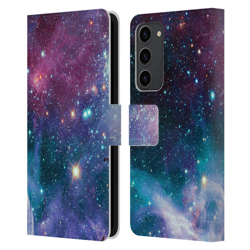 Haroulita Fantasy 2 Space Nebula Leather Book Wallet Case Cover For Samsung Galaxy S23+ 5G