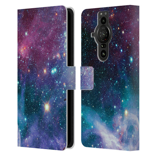 Haroulita Fantasy 2 Space Nebula Leather Book Wallet Case Cover For Sony Xperia Pro-I