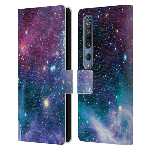 Haroulita Fantasy 2 Space Nebula Leather Book Wallet Case Cover For Xiaomi Mi 10 5G / Mi 10 Pro 5G