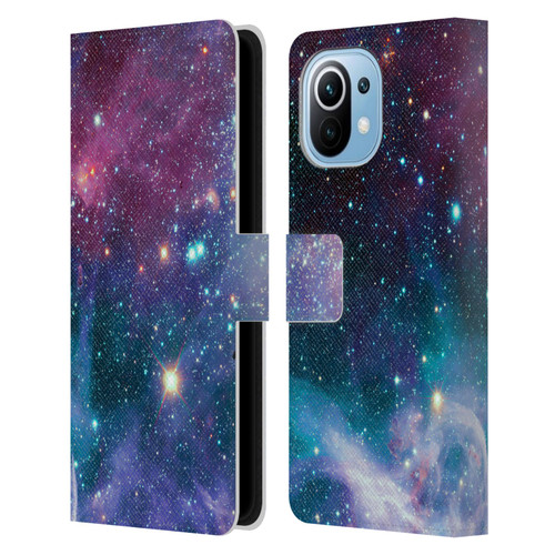 Haroulita Fantasy 2 Space Nebula Leather Book Wallet Case Cover For Xiaomi Mi 11