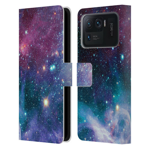 Haroulita Fantasy 2 Space Nebula Leather Book Wallet Case Cover For Xiaomi Mi 11 Ultra