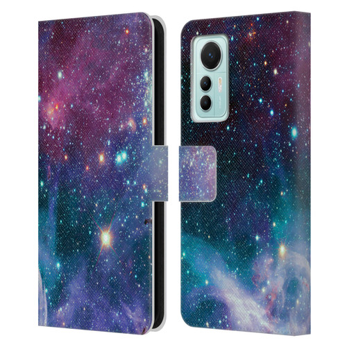 Haroulita Fantasy 2 Space Nebula Leather Book Wallet Case Cover For Xiaomi 12 Lite