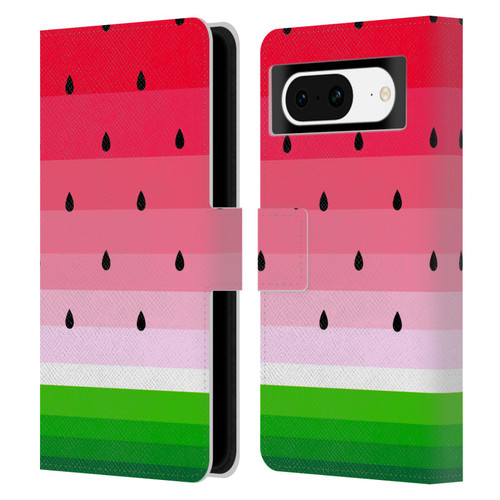 Haroulita Fruits Watermelon Leather Book Wallet Case Cover For Google Pixel 8