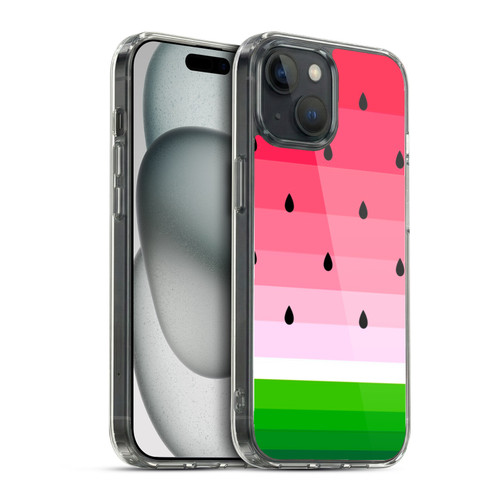 Haroulita Fruits Watermelon Soft Gel Case for Apple iPhone 15 & MagSafe