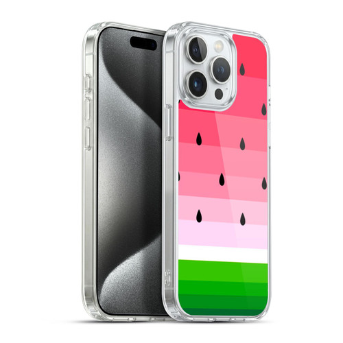 Haroulita Fruits Watermelon Soft Gel Case for Apple iPhone 15 Pro Max & MagSafe
