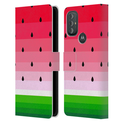 Haroulita Fruits Watermelon Leather Book Wallet Case Cover For Motorola Moto G10 / Moto G20 / Moto G30