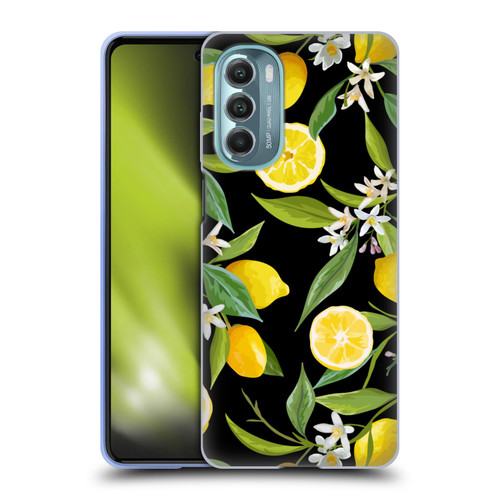 Haroulita Fruits Flowers And Lemons Soft Gel Case for Motorola Moto G Stylus 5G (2022)