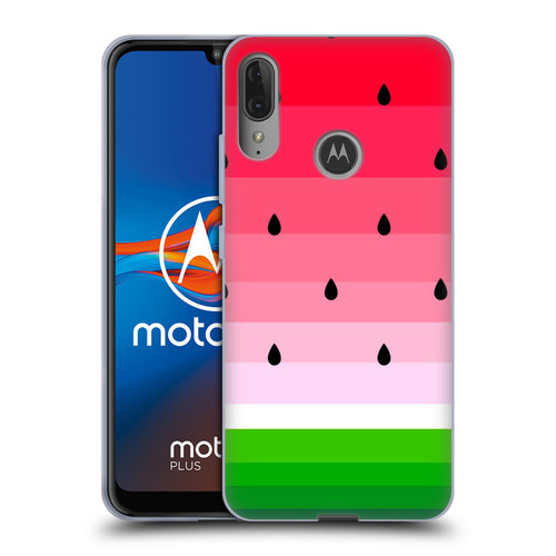 Haroulita Fruits Watermelon Soft Gel Case for Motorola Moto E6 Plus