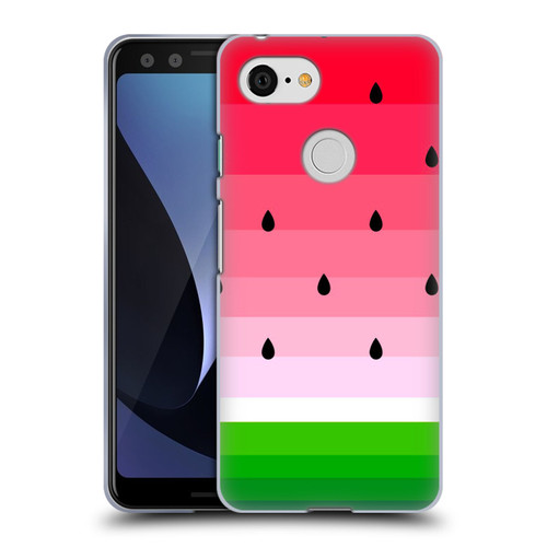Haroulita Fruits Watermelon Soft Gel Case for Google Pixel 3
