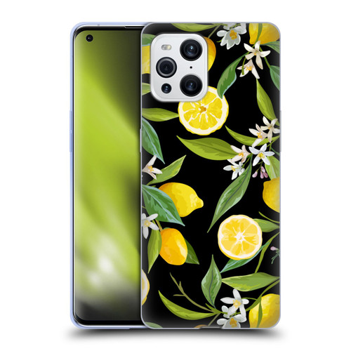 Haroulita Fruits Flowers And Lemons Soft Gel Case for OPPO Find X3 / Pro