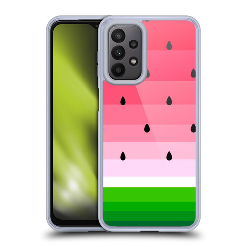 Haroulita Fruits Watermelon Soft Gel Case for Samsung Galaxy A23 / 5G (2022)