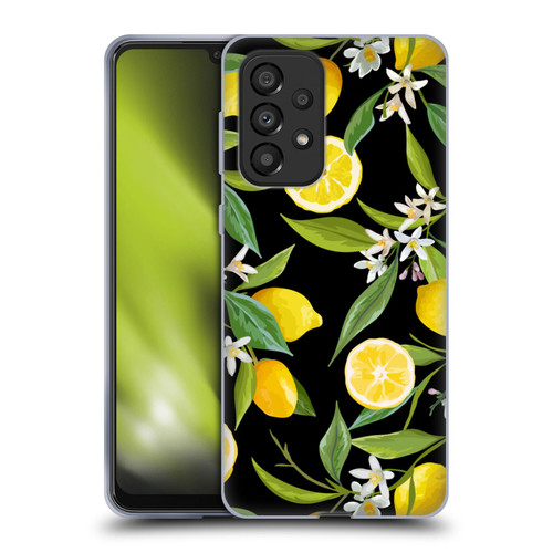 Haroulita Fruits Flowers And Lemons Soft Gel Case for Samsung Galaxy A33 5G (2022)