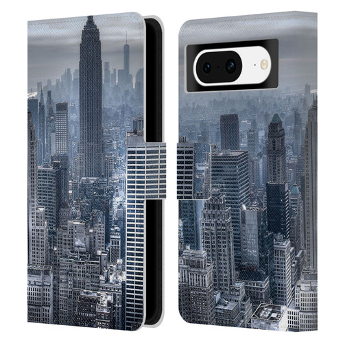 Haroulita Places New York 3 Leather Book Wallet Case Cover For Google Pixel 8