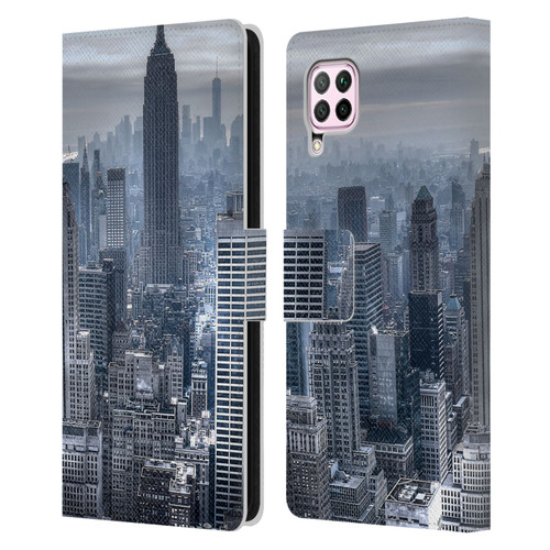 Haroulita Places New York 3 Leather Book Wallet Case Cover For Huawei Nova 6 SE / P40 Lite