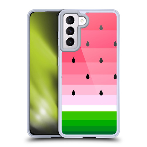 Haroulita Fruits Watermelon Soft Gel Case for Samsung Galaxy S21 5G