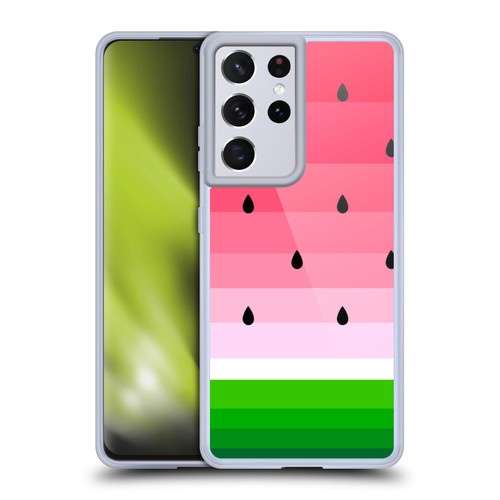 Haroulita Fruits Watermelon Soft Gel Case for Samsung Galaxy S21 Ultra 5G