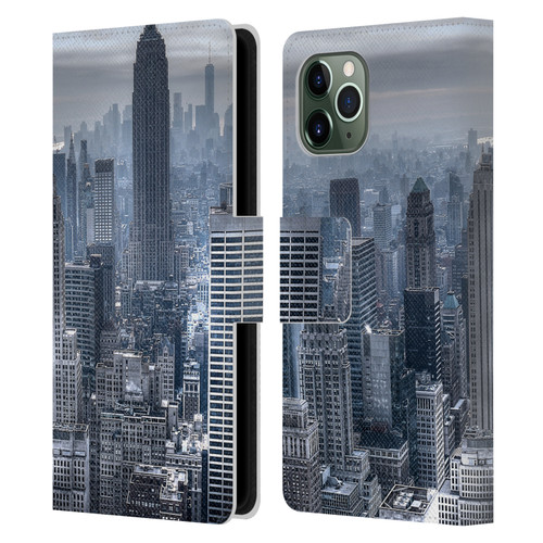 Haroulita Places New York 3 Leather Book Wallet Case Cover For Apple iPhone 11 Pro