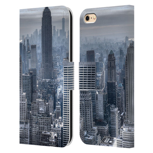 Haroulita Places New York 3 Leather Book Wallet Case Cover For Apple iPhone 6 / iPhone 6s
