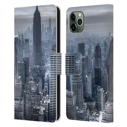 Haroulita Places New York 3 Leather Book Wallet Case Cover For Apple iPhone 11 Pro Max