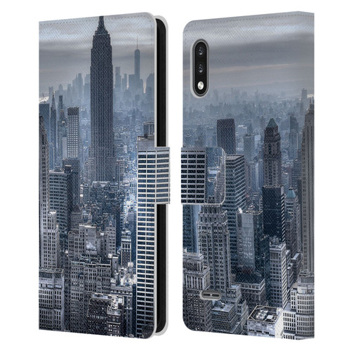 Haroulita Places New York 3 Leather Book Wallet Case Cover For LG K22
