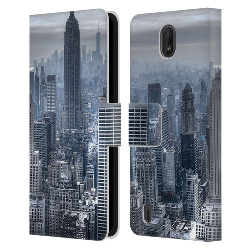 Haroulita Places New York 3 Leather Book Wallet Case Cover For Nokia C01 Plus/C1 2nd Edition