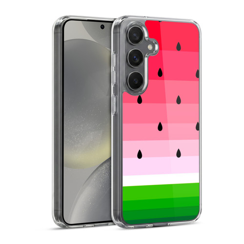 Haroulita Fruits Watermelon Soft Gel Case for Samsung Galaxy S24 5G & MagSafe