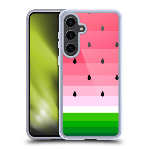 Haroulita Fruits Watermelon Soft Gel Case for Samsung Galaxy S24+ 5G